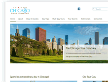 Tablet Screenshot of chicagotourco.com